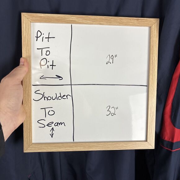 Vintage Columbus Blue Jackets CCM Center Ice Windbreaker Mens 2XL NHL Pullover - Picture 7 of 7